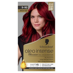 Schwarzkopf Oleo Intense Permanent Oil Colouration 5 92 Bright Red Hair Dye