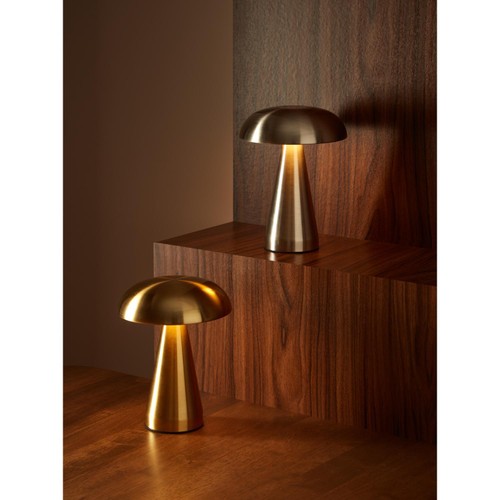 Home Style Usb Mushroom Led Touch Lamp Gold