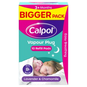 Calpol Vapour Plug Refills Lavender & Chamomile Refill Pads x10