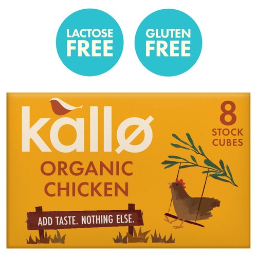 Kallo Organic Chicken Stock Cubes 8s