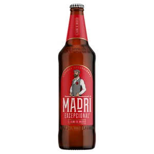 Madri Excepcional Lager Beer Bottle 660ml