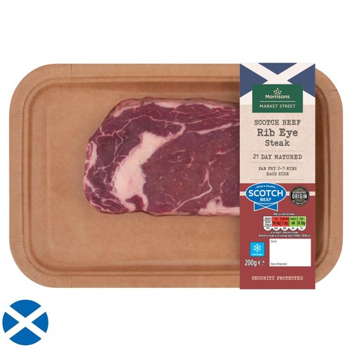 Morrisons Scotch Rib Eye Steak 200g