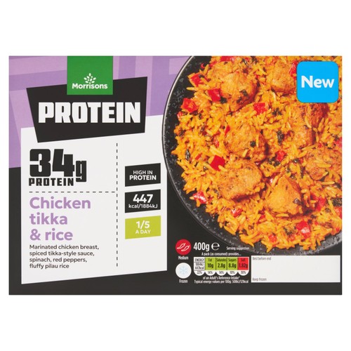 Morrisons High Protein Chicken Tikka & Rice    1kg