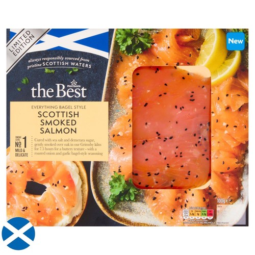 Morrisons The Best Limited Edition Bagel Scottish Smoked Salmon 100g