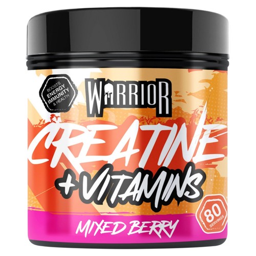 Warrior creatine plus vitamins mixed berry