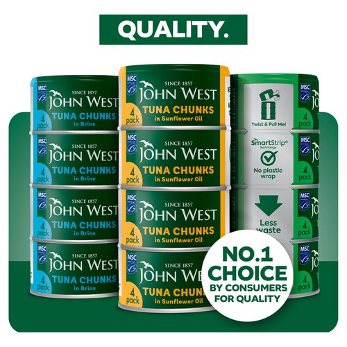 John West Tuna Chunks In Sunflower Oil 