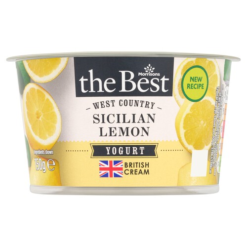 Morrisons The Best Sicilian Lemon Yoghurt