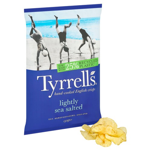 Tyrrells Lightly Sea Salted  Sharing Crisps 