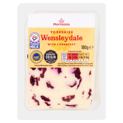 Morrisons Yorkshire Wensleydale with Cranberry
