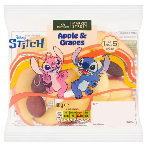 Morrisons snack apple grape bag