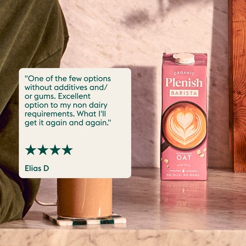 Plenish Organic Barista Oat Drink Chilled 1L