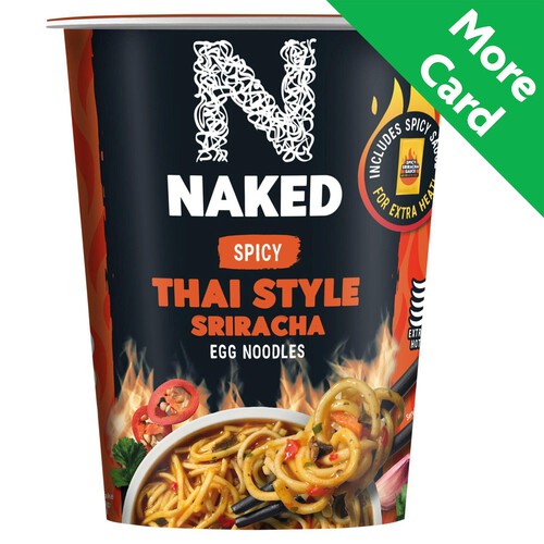 Naked Noodle Spicy Thai Style Sriracha Pot