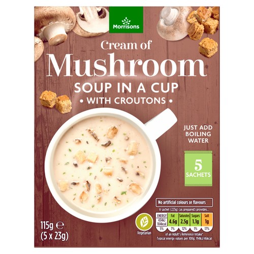 Morrisons Mushroom Cup Soup - Morrisons Online Groceries & Offers
