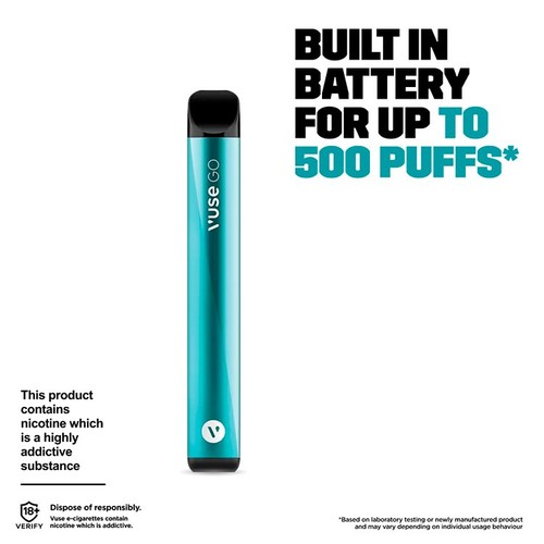 vuse go 700 mint ice Vuse Go 700 Mint Ice Rokok Elektrik 1pcs main image 1