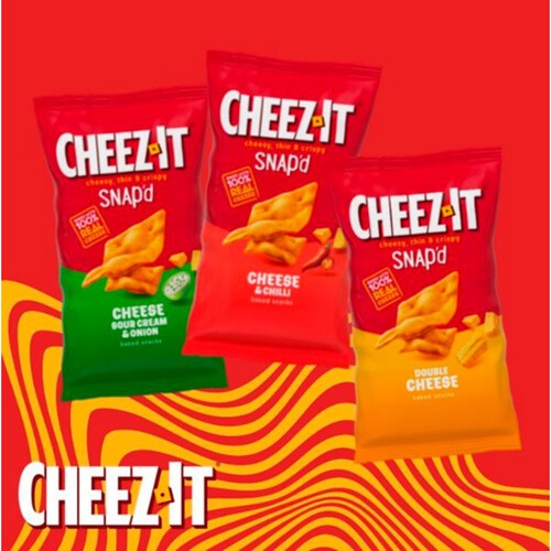 Cheez-It Snap'D Double Cheese 