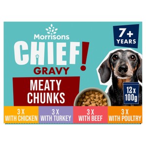 Morrisons Senior Dog Food In Gravy