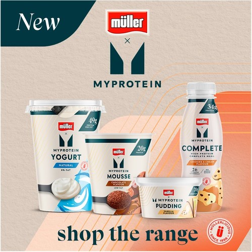 Muller x MyProtein Chocolate High Protein Shake 385ml