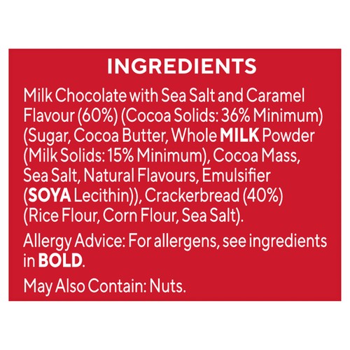 Ryvita Crispy Snacks Salted Caramel Chocolate Snack Packs