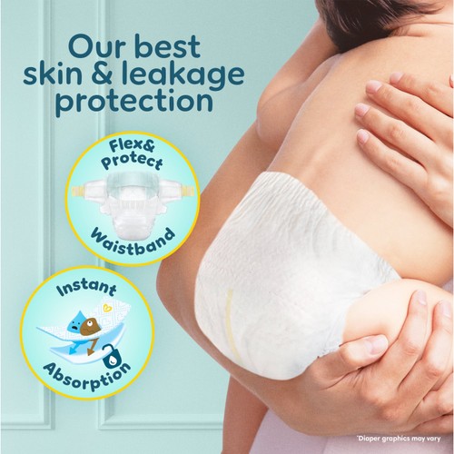 Pampers Premium Protection New Baby Size 1 50 Nappies Essential Pack