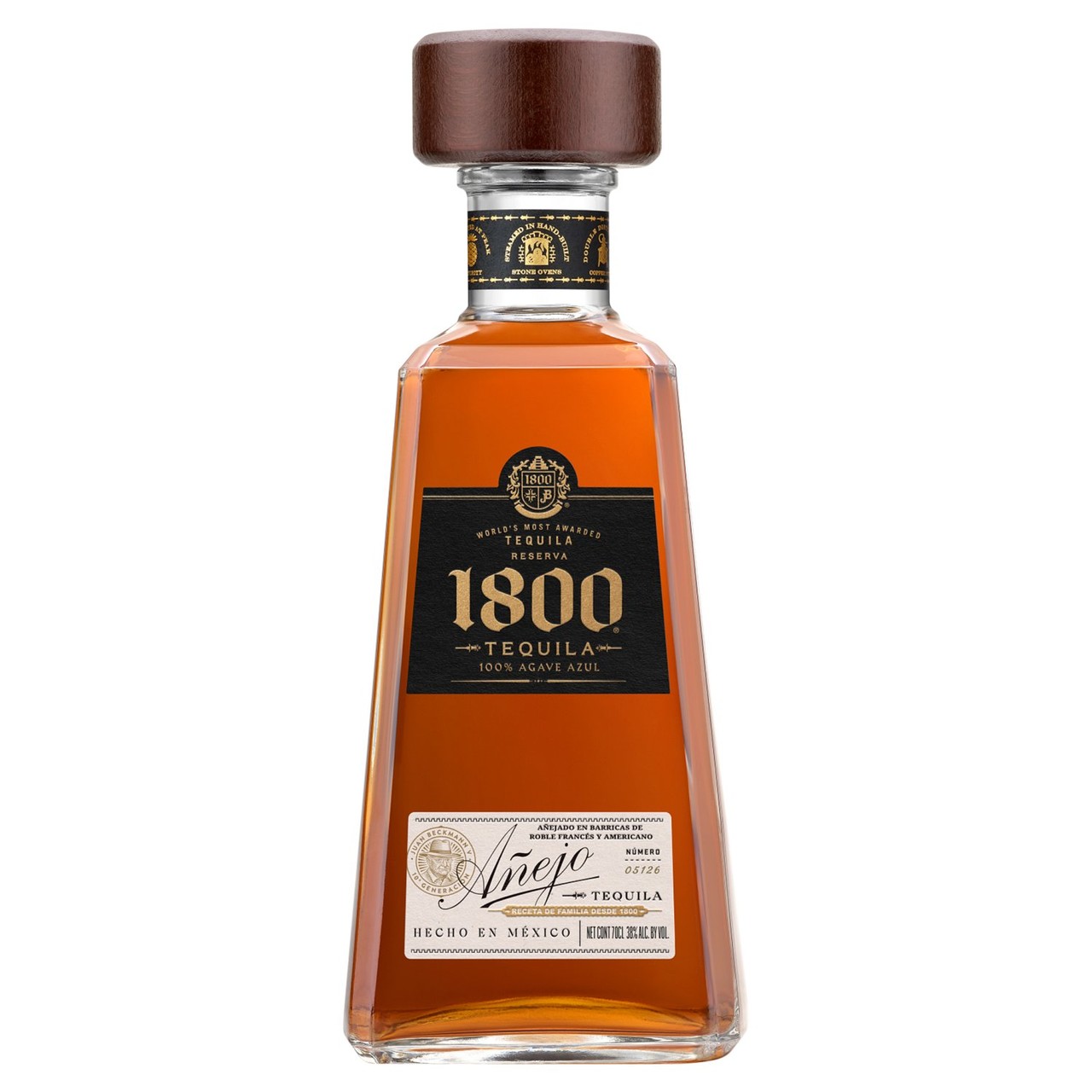 1800 Anejo Tequila 38% Abv 70cl