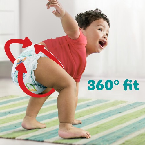 Pampers Baby-Dry Nappy Pants Size 6, 54 Nappies, 14kg - 19kg, Jumbo+ Pack