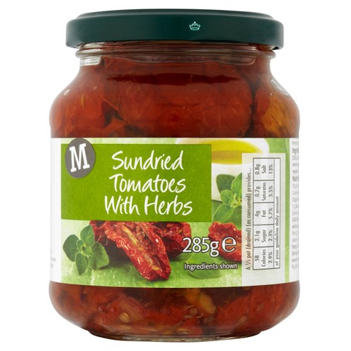 Morrisons sundried tomatoes in oil with herbs