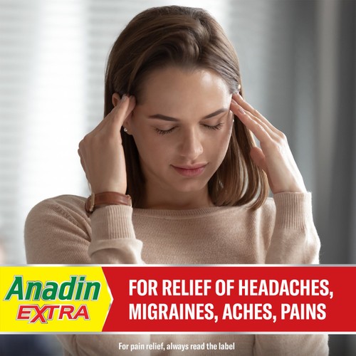 Anadin Extra Aspirin, Paracetamol, & Caffeine Caplets 16s