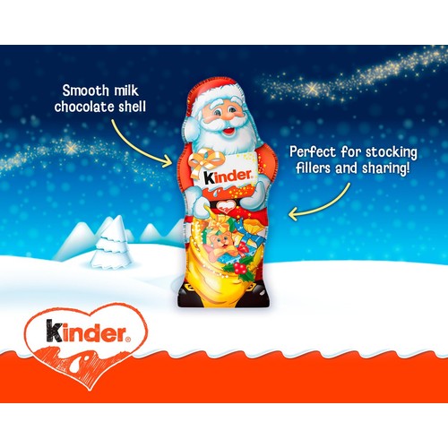 Kinder Milk Chocolate Santa Figure 55g