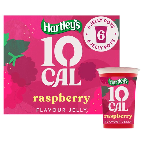 Hartleys 10 Cal Raspberry Flavour Jelly 6PK