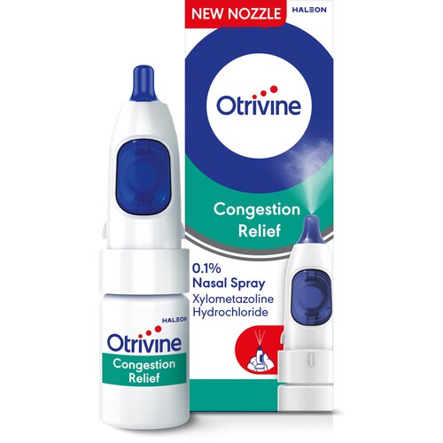 Otrivine Congestion Relief 0.1% Nasal Spray 