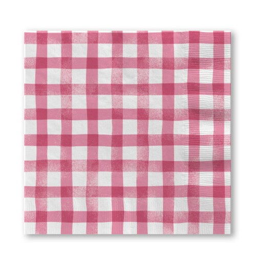 Nutmeg Home Red Gingham Napkins