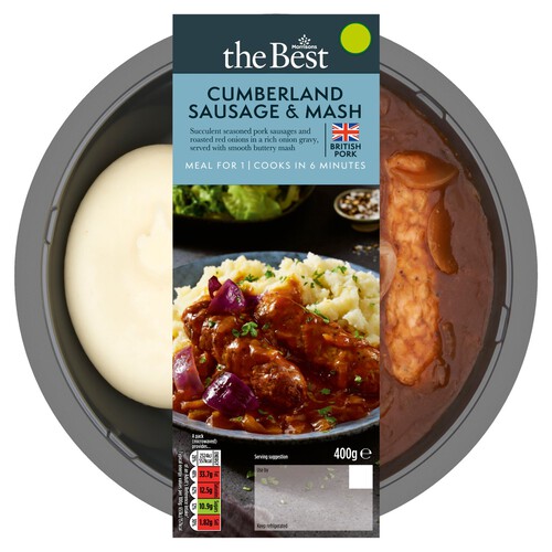 Morrisons The Best Cumberland Sausage & Mash