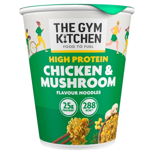 The Gym Kitchen Chicken & Mushroom Instant Noodle Pot 