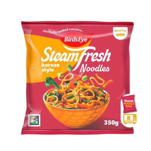 Birds Eye Steamfresh Korean Style Noodles Meal With Vegetables 350g