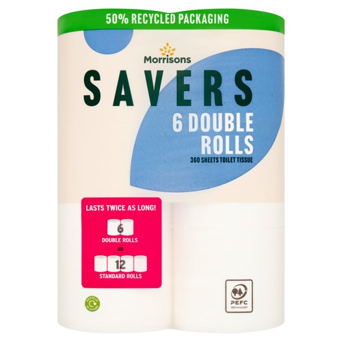 Morrisons savers double toilet rolls