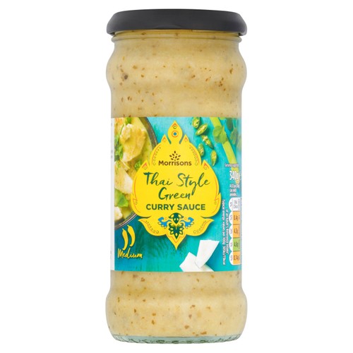 Morrisons green thai style green curry cooking sauce