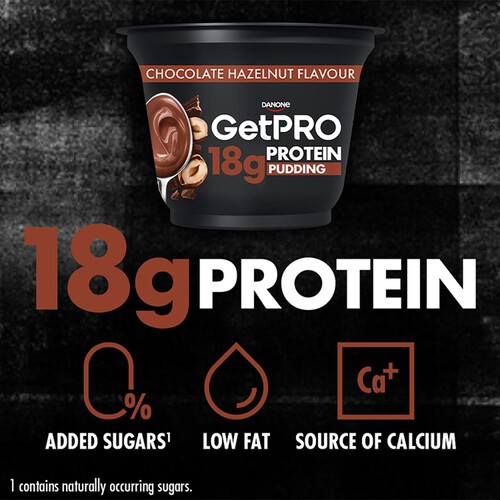 GetPro Chocolate Hazelnut High Protein Pudding 