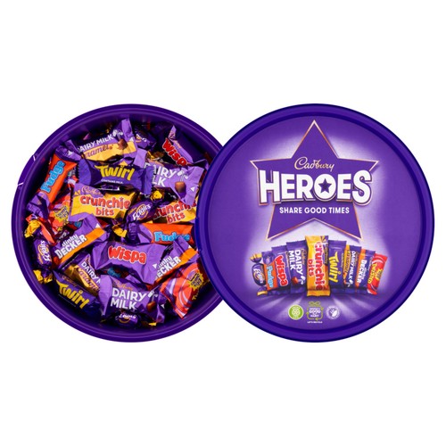 Cadbury Heroes Chocolate Sharing Tub 550g