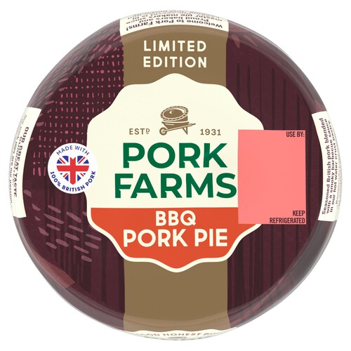 Pork Farms BBQ Pork Pie 