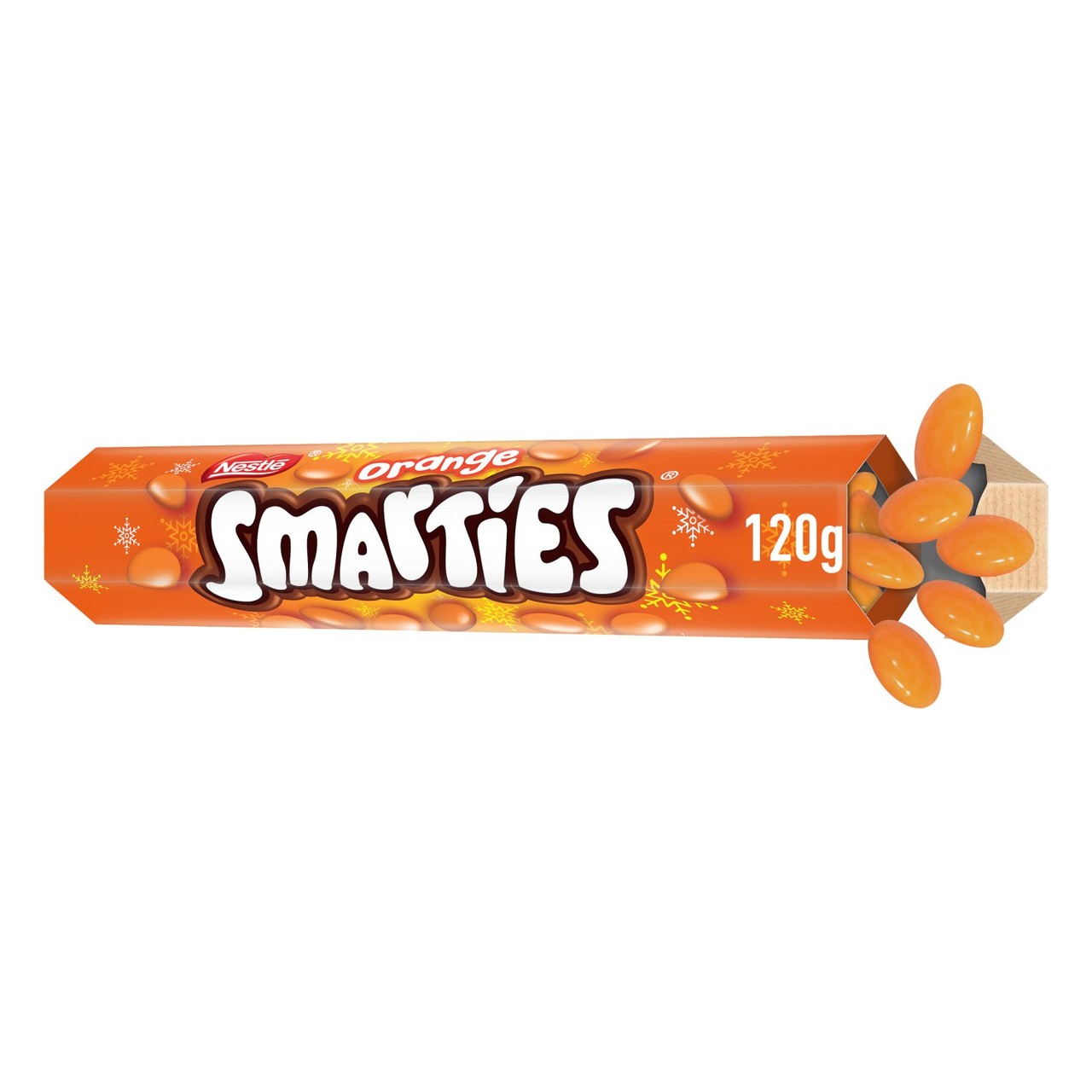 Smarties Orange Milk Chocolate Giant Tube 120g