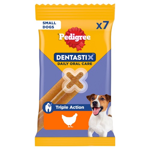 Pedigree Dentastix Daily Adult Small Dog Treats 7 x Dental Sticks