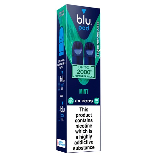 Blu Pod Mint 20mg/ml 2x2ml