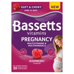 Bassetts Pregnancy Multivitamin Raspberry 30's