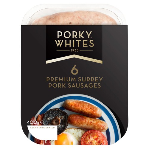 Porky Whites Surrey Pork Sausages