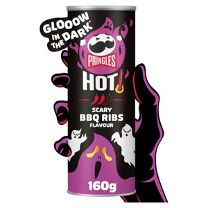 Pringles Hot Smoky BBQ Ribs Sharing Crisps