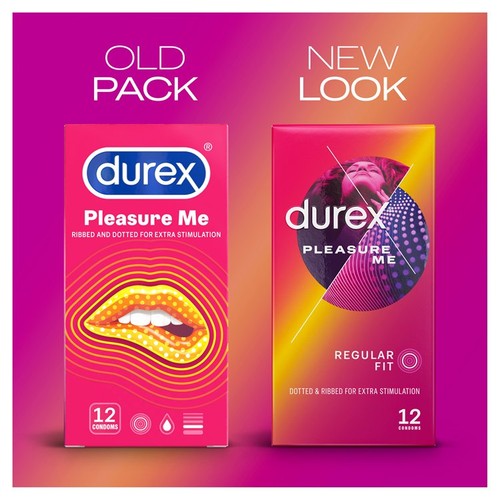 Durex Pleasure Me Ribbed and Dotted Condoms