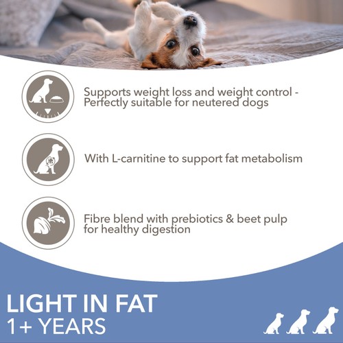 Iams For Vitality Dog 1+ Years Light In Fat With Fresh Chicken 