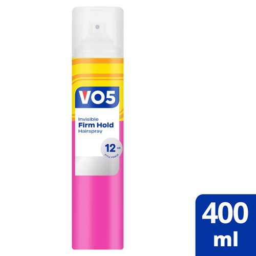 VO5 Invisible Firm Hold Hairspray 400ml