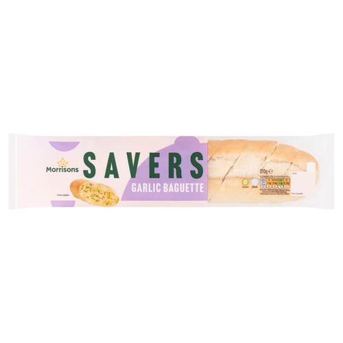 Morrisons Savers Garlic Baguette 