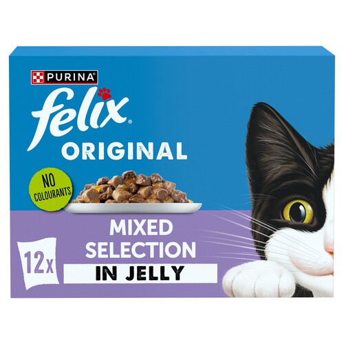 Felix Original Mixed Selection In Jelly Wet Cat Food 